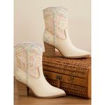 Altar'd State Altar’d State Nell Floral Ankle Boots Women’s Size 6.5 Boho Western Photo 2