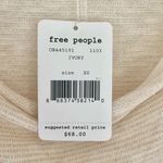 Free People NWT  scoop neck sweater, Size XS Photo 2