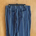 Sundance  Women's Size XL Talia Easy Blue/Multicolor Striped Pants With‎ Pocket's Photo 5