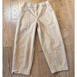 EXPRESS âsuper high rise utility trouser tan size 10 Photo 13