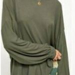 Free People  Shimmy Shake Top Army Green Size XS Photo 0