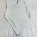 Love Tree  White Lace Top 1 Pc Swimsuit Sz Medium Photo 4