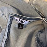 Vylette Danish Darling Long Puff Sleeve Denim Mini Dress Blue Womens Small NWT Photo 3