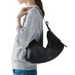 Kate Spade  Loop Large Shoulder Bag Black Pebble Leather Photo 1