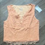 ReoRia Apricot Lace Detail Top Photo 0