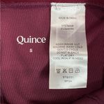 Quince  Wine Ribbed Tencel Lounge Boxer Shorts Size Small - 1pc NWOT Loungewear Photo 5