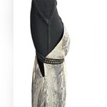 Bebe  Gold and Cream Halter Maxi Dress for Prom Photo 4