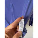 Athleta Oversized Quick Dry V-Neck Three Quarter Sleeve Workout Top Purple XXS Photo 7