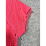 Nanette Lepore  Play Women’s T-Shirt Sz XL Tee Laser Cut Coral Casual‎ Athleisure Photo 5