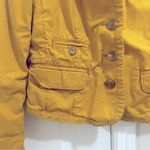 Anthropologie Daughters of The Liberation Mustard Yellow Cropped Jacket Size 6 Photo 2