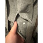 Lululemon  Belle Wrap Jacket Womens Size 6 Grey Long Sleeve Button Photo 1