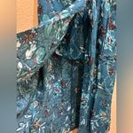 Band of Gypsies Band of the Free Deep Teal Floral Celene Side Drape Skirt NWT Photo 3