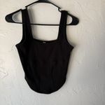 PINK - Victoria's Secret  Tank Top Set Of 2 Large Black Green Ribbed Fitted Y2k Cute Photo 1