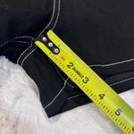 Lisa Says Gah NWT  Black Denim Embroidered Shorts, Size 4. Photo 2