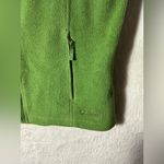 Y2k 90.s L.L. Bean Vibrant Green Fleece Women's Mountain Classic Fleece Vest Size L Photo 5