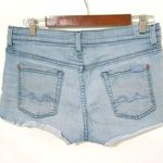 7 For All Mankind 31 Light Wash Jeans Short Shorts Photo 1