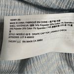 Theory  Women’s Gingham Crinkle Cap Sleeve Top Photo 11