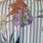 City Chic  Pastel Striped Floral Print Faux Wrap Top size 18” Photo 5