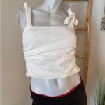 Free People  Women's White Sleeveless Boulevard Tank Top Sz S Photo 4