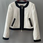 Karl Lagerfeld  White and Black Women's Blazer Photo 2