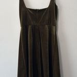 Jenny Yoo  Collection Olive Green Square Neck Dress in Size Ten Mara Mini Photo 5