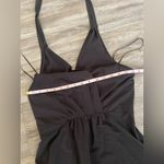 Athleta  Black Backless Halter Dress Photo 4