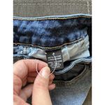 Rue 21  Button Front Distressed Stretch Denim Mini Skirt Juniors Size Small Photo 5