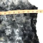 VINE STREET Ombre Faux Fur Vest Sz L Gray Open Front Cozy Everyday City Made USA Size L Photo 10