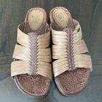 Ariat Womens COSTA Chill Shoes 6.5B Slide Sandals Tan Brown Leather Open Toe Photo 0