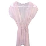 Oscar de la Renta  Pink Sheer Robe Photo 0