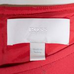 Hugo Boss  Dikena Cotton Quarter Sleeve Button Detail Pullover Mini Sheath Dress  Photo 1