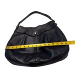 Cole Haan womens Black Leather Hobo Handbag purse SKU 7279 Photo 3