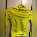 NWT Free People Movement Good Karma High Neck Layer In Highlighter Yellow Size undefined Photo 4