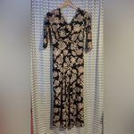 Soft Surroundings NWOT | Penelope Jumpsuit, Neutral Stamp Garden, XSP Photo 3