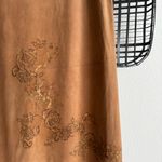 Free People Nigel Preston Hand-Painted Lambskin Suede Maxi Skirt Photo 3