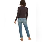 Anthropologie AMO Tomboy Jean Med Wash Sz. 27 Button~Fly Stretch Mid Rise Boho Blue Photo 4