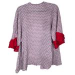 Victoria's Secret  2010 Silk Lipstick Print Kimono Topper Size Small Medium READ Photo 3