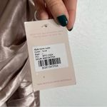 Birdy Grey  Lydia Shiny Satin Taupe Bridesmaid Dress Size Large Photo 3