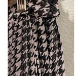 Anthropologie MODCLOTH White Black Pleated Mini Skirt Photo 2