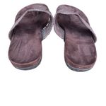 Croft & Barrow  Womens Brown leather Slip On Thong Sandals Size 8‎ Photo 2
