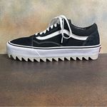 Vans  Elevated 1.5" Sawtooth Women's Suede / Canvas Black Sneakers Size 10M Photo 14