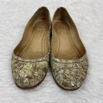 Frye Carson Ballet Flat Distressed Crackled Leather Size 7 Photo 2