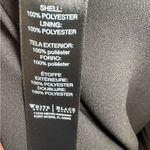 White House | Black Market  black cascading ruffle asymmetrical midi dress size 4 Photo 5