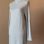 Lou & grey  | Striped Bell Sleeve Hooded Dress Sz S Photo 3