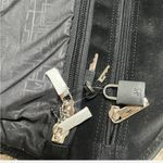 Diane Von Furstenberg  Garment Bag luggage in Black pink NWT large suede canvas Photo 4