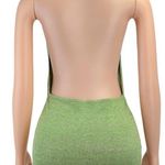 SheIn  Lime Green Halter Mini Dress Photo 2
