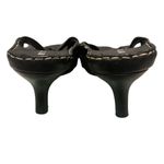 Me Too  Frances Black Leather Strappy Sexy Knot Sandal, Sz 8.5 Photo 9