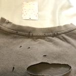 Free People  we the free distressed Gray T-shirt Size M NWT Photo 7