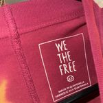 We The Free Free People shirt Tie-Dye Long Sleeve Top Red Brown XS Photo 1