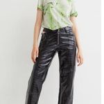 H&M NWT  Innovation Co-Exist Story Vegan Leather Pants | Size 6 Photo 1
